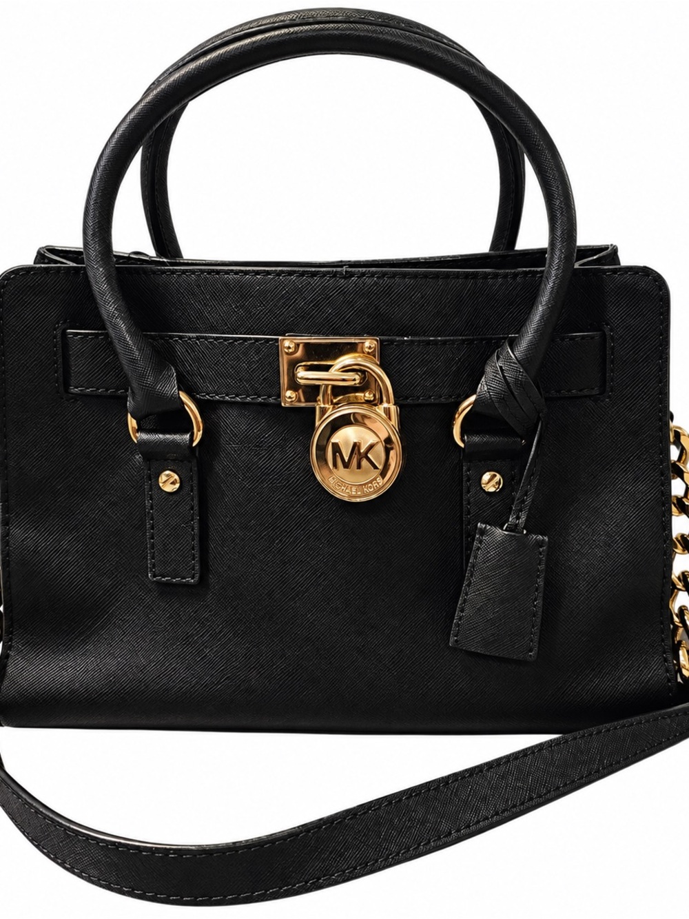 Michael Kors Black Saffiano Leather Shoulder Bag